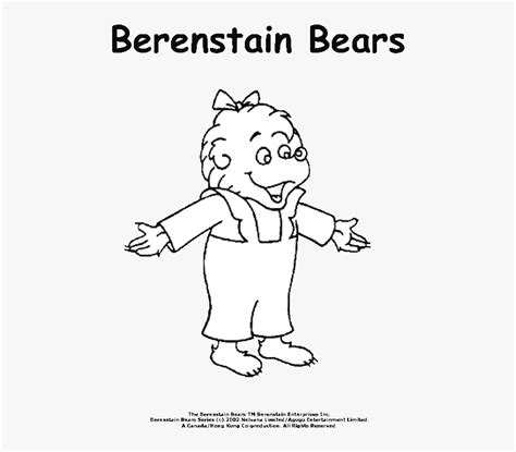 Berenstain bears and baby informal letter: Berenstain Bears Coloring Page, HD Png Download ...