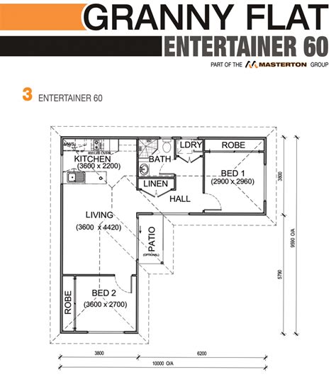 It features a concrete structure but with bare and empty ground floor. Floorplan---Entertainer-60---WEB | L shaped house plans ...