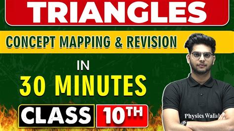Triangles In 30 Minutes Mind Map Series For Class 10th Youtube