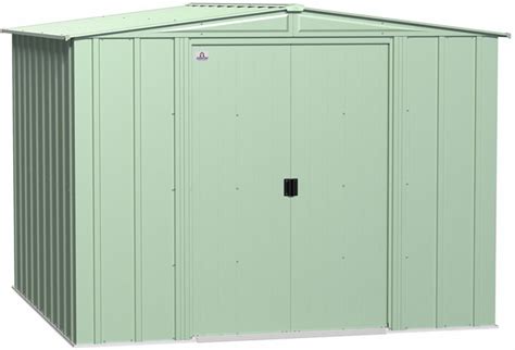 Arrow 8x8 Classic Steel Shed Kit Sage Green Clg88sg