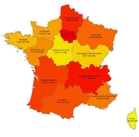 Carte Des 13 Nouvelles Régions De France Altoservices