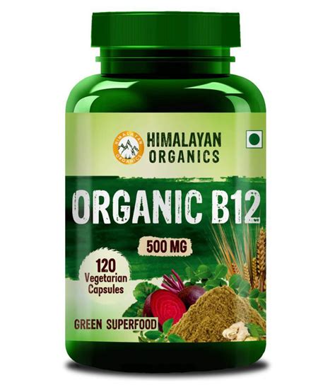 Himalayan Organics Organic Vitamin B12 120 Nos Vitamins Capsule Buy