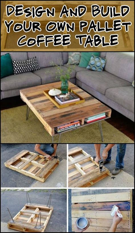 Here only 2 miniature skids of pallets have been put over each other to yield this mini but nice looking coffee table. DIY Pallet Coffee Table | The Owner-Builder Network ...