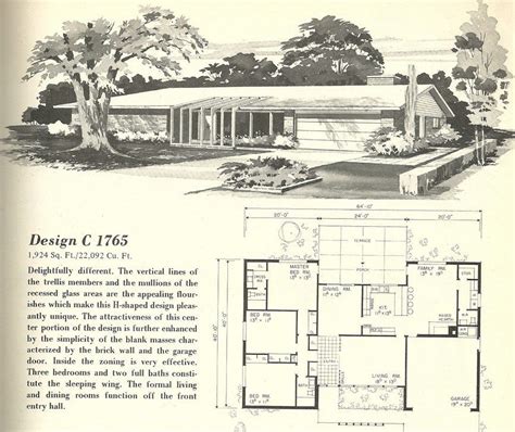 Explore large and small one story ranch home floor plan designs with beautiful outdoor living. Unique 1960s Ranch House Plans - New Home Plans Design