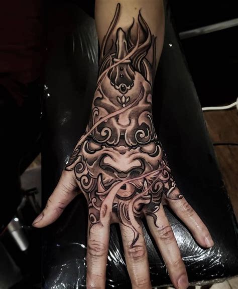 Chronic Ink Tattoo Markham Asian Tattoo Bks Steve Pi Xiu Hand Piece Completed Tatuagem De Mão