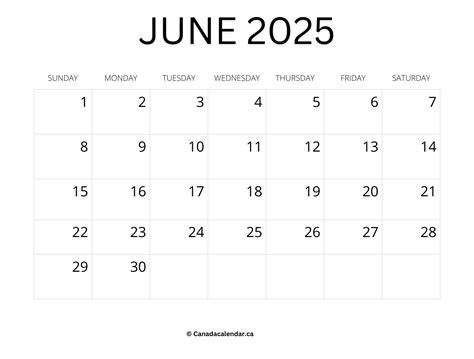June Calendar 2025 Free Printable: Your Essential Guide to Staying
