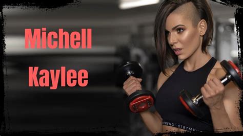 Powerful Female Fitness Motivation Michell Kaylee From Eating