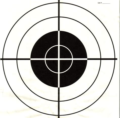 Gun Target Printable