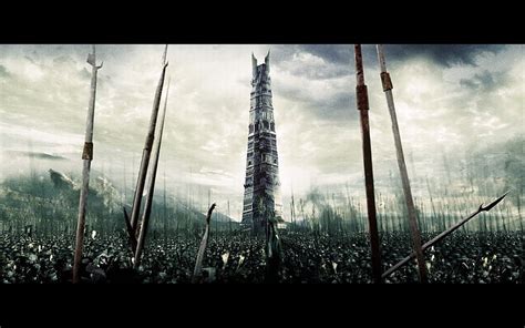 Hd Wallpaper Gray Tower Wallpaper The Lord Of The Rings The Lord Of