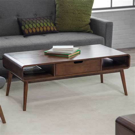 Add style to your home, with pieces that add to your decor while providing hidden storage. Belham Living Carter Mid Century Modern Coffee Table ...