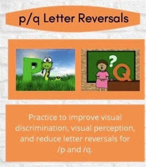 P And Q Letter Reversal Worksheets Etsy