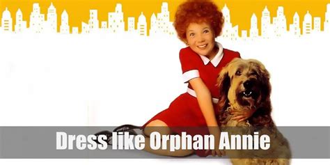 Orphan Annie Costume For Cosplay And Halloween