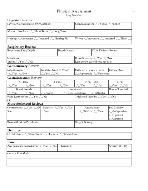 Nursing Forms Templates TUTORE ORG Master Of Documents