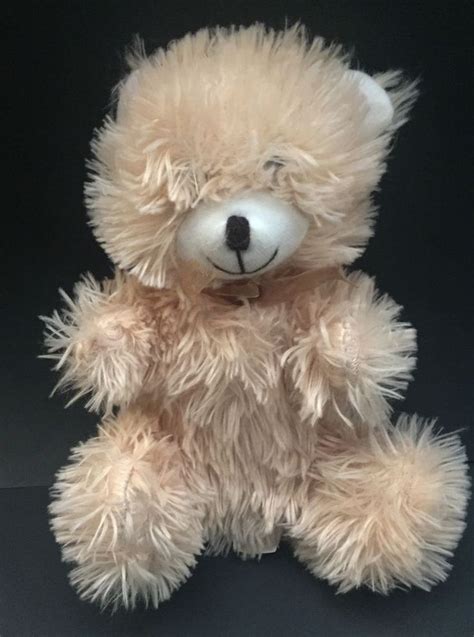Greenbrier Small Teddy Bear Fuzzy Beige Plush Stuffed Animal Toy Brown