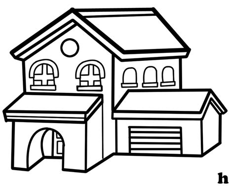 Outline Of A House Free Download On Clipartmag