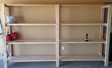 Garage shelves don't have to cost a fortune! Garage Shelves For Sale, 2x4 Projects For Indoor Living