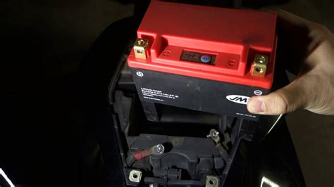 Changing the battery on your motorcycle should be a maintenance procedure you perform, on while most motorcycles house the batteries underneath the seat, bmw r1200cs stow their batteries. Lithium Battery change BMW k1200s - YouTube