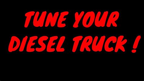 How To Tune Your Diesel Truck Diy Ecodiesel Tune Youtube