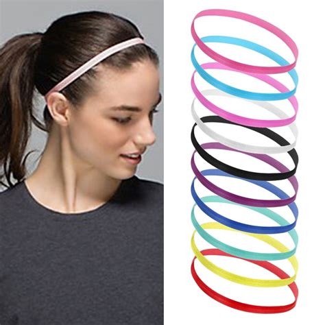Anti Slip Thin Elastic Sports Headband Price Free Shipping