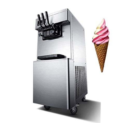 Vevor Commercial Ice Cream Machine L H Yield Flavors Soft Serve Machine W Frozen Yogurt