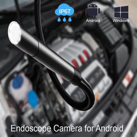Usb C Android Endoscope 56mm Lens Bendable Cable Waterproof Endoscope