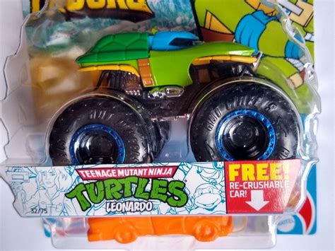 Hot Wheels Monster Trucks Leonardo Tortugas Ninja Mutant MercadoLibre
