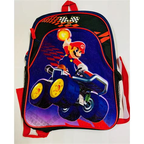 Mario Nintendo Nintendo Mario 16 Inch Backpack Mario Kart Series