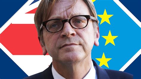 Obsessed Guy Verhofstadt Insists Uk Wiii Rejoin Eu As He Iashes Out
