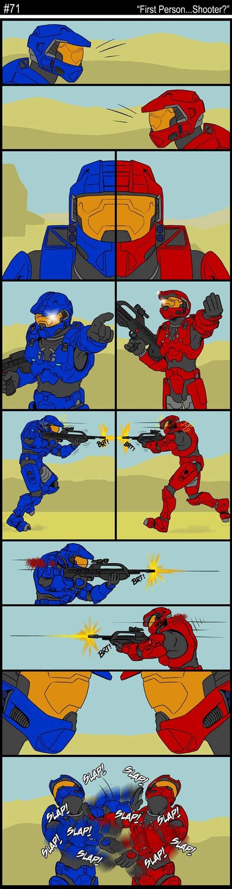 Red Vs Blue E 0 Funny Gaming Memes Gamer Humor Video Games Funny