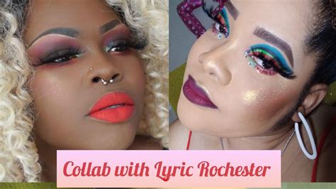 Red Lips Glam In Collaboration With Lyric Rochester Youtube