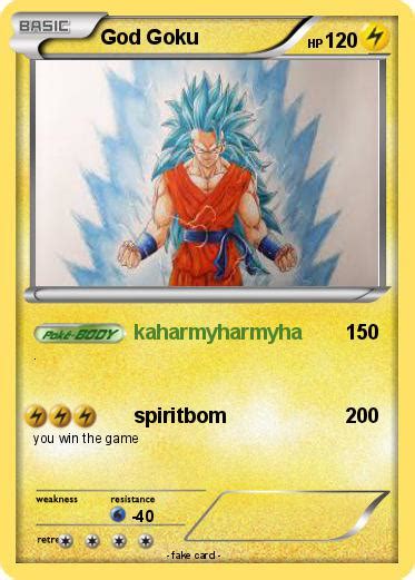Shop for pokemon cards in trading cards. Pokémon God Goku 21 21 - kaharmyharmyha - My Pokemon Card