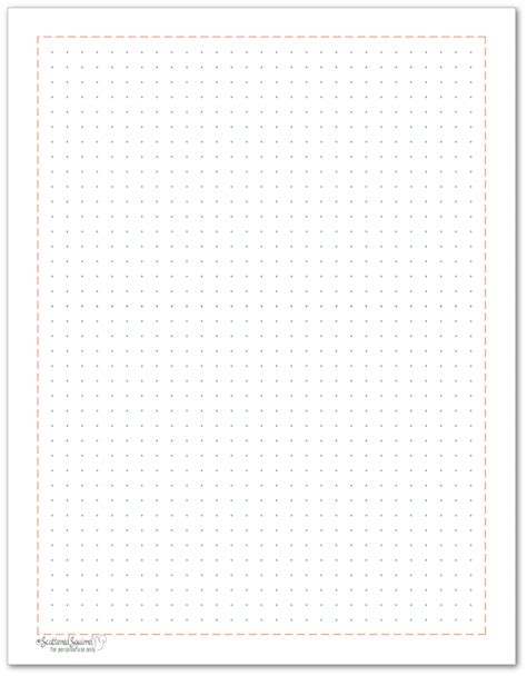 Dot Grid Note Paper To Match The 2018 Planner Colours Notebook Paper