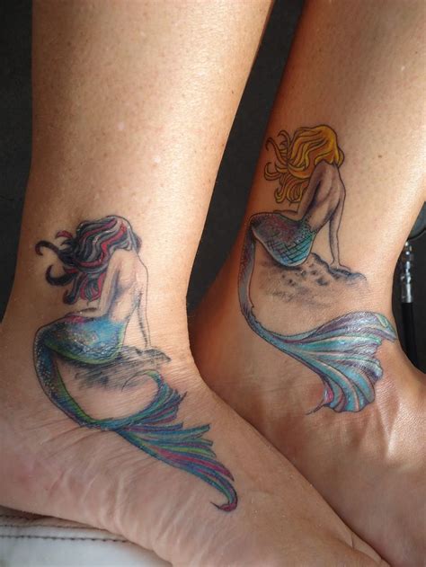 Mermaid tattoos exist since prehistoric times when sailors were essentially drawn towards them and believed to have seen real mermaids. 30 Matching Tattoo Ideas For Couples - Stylendesigns | Mermaid tattoos, Mermaid tattoo, Mermaid ...