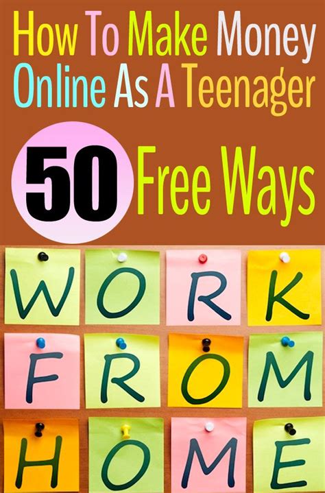 Since many countries have labor laws that prohibit teenagers from working until as old as 16, one of the best ways to this teenage money making idea is probably more suited for slightly older kids who are finishing highschool, but don't be afraid to. How to Make Money Online As a Teenager Free and Fast | Make Money From Home Online | Best Work ...