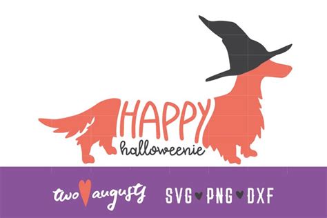 Happy Halloweenie Halloween Dachshund Svg Dxf 332363