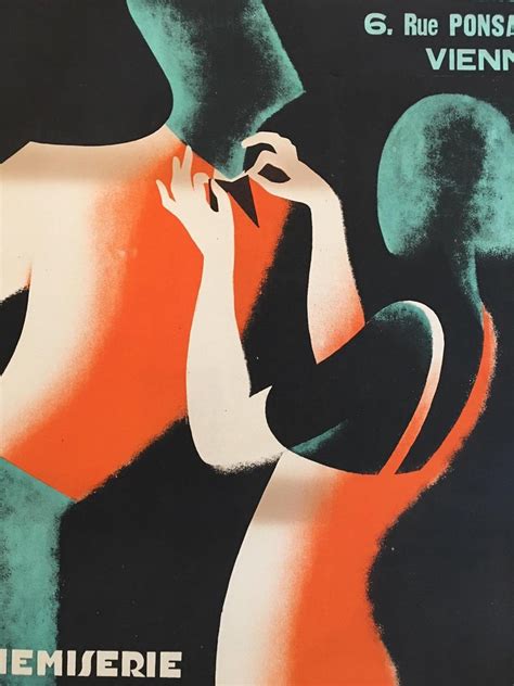 Original Vintage French Art Deco Poster Gourdant By D Frapojut