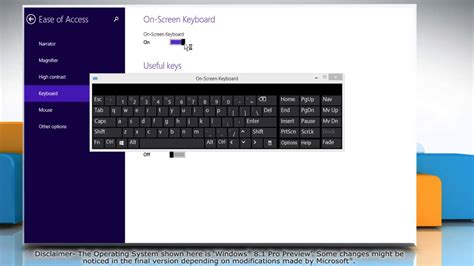 How To Customize The On Screen Keyboard In Windows 81 Youtube