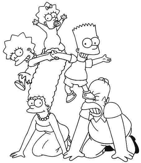 Die Simpsons 50 Ausmalbilder Simpsons Drawings Simpsons Art Cartoon