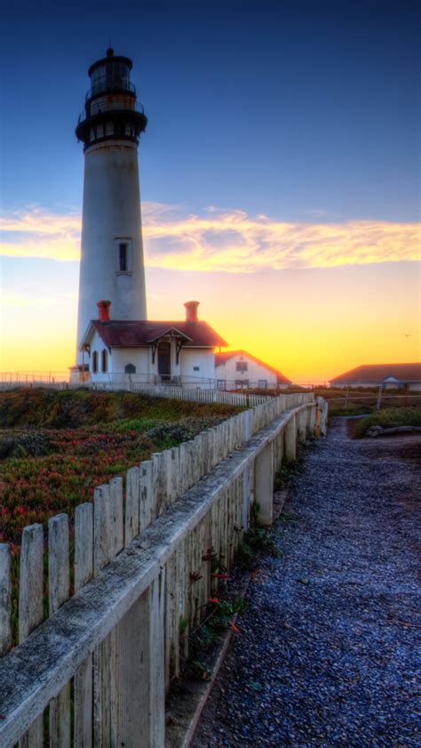 Pigeon Point Lighthouse Iphone Wallpapers Free Download