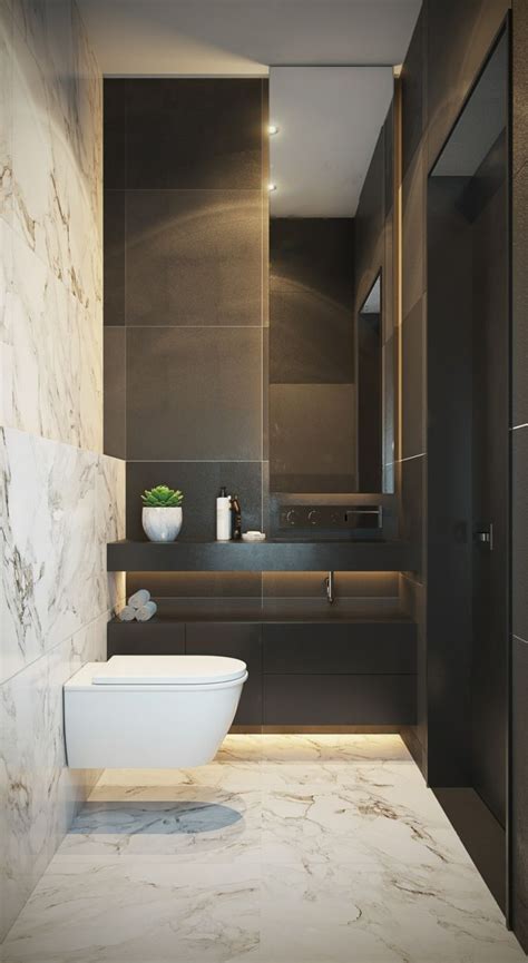Ein ganz schwarzes badezimmer design ist nicht oft und in vielen häusern zu sehen. grau weiß marmorboden schwarzes badezimmer schmall # ...