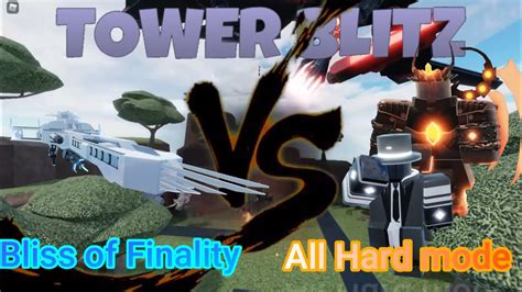 Bliss Of Finality Vs All Hard Mode Boss Tower Blitz Roblox Youtube