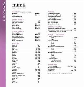 Placentia Mimi 39 S Beauty Salon Price List Nail Salon