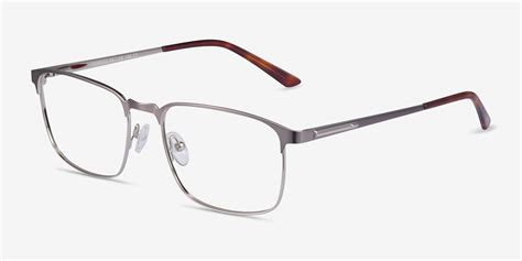Oswald Rectangle Gunmetal Glasses For Men Eyebuydirect Canada