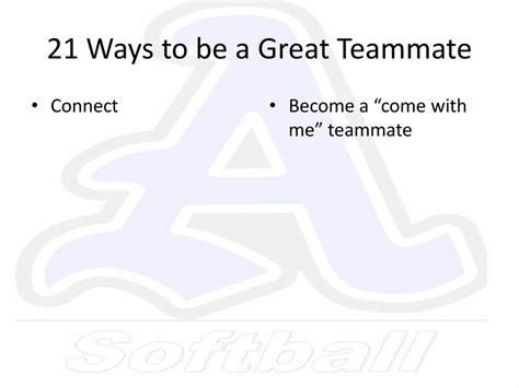 21 Ways To Be A Great Teammate Ppt Download