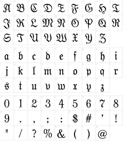Der buchstaben zufallsgenerator liefert dir per klick einen zufälligen buchstaben aus dem deutschen alphabet. Modern Blackletter Font Download