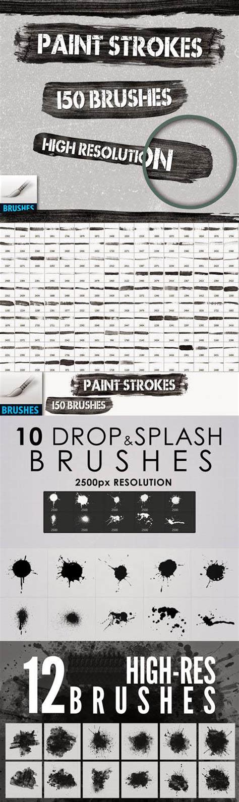 234 High Res Photoshop Brushes Collection Daz3D And Poses Stuffs