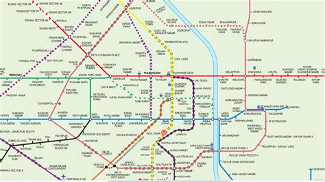Delhi Metro Pink Line Route Map Timings Fare Contact Numbers