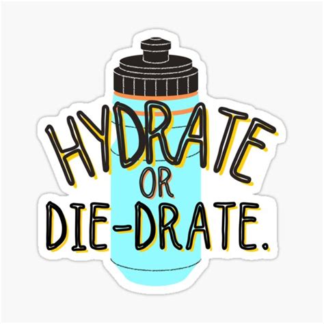 Hydrate Or Diedrate Sticker For Sale By Jooartprints Redbubble