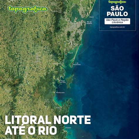 Poster Mapa De Sp S O Paulo E E Litoral X Cm Topografica
