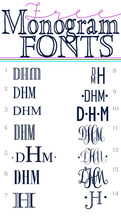 7 Create A Monogram Font Free Images Free Letter Monogram Fonts